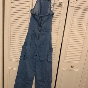 Jean romper/jumpsuit